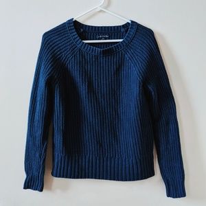 navy blue sweater